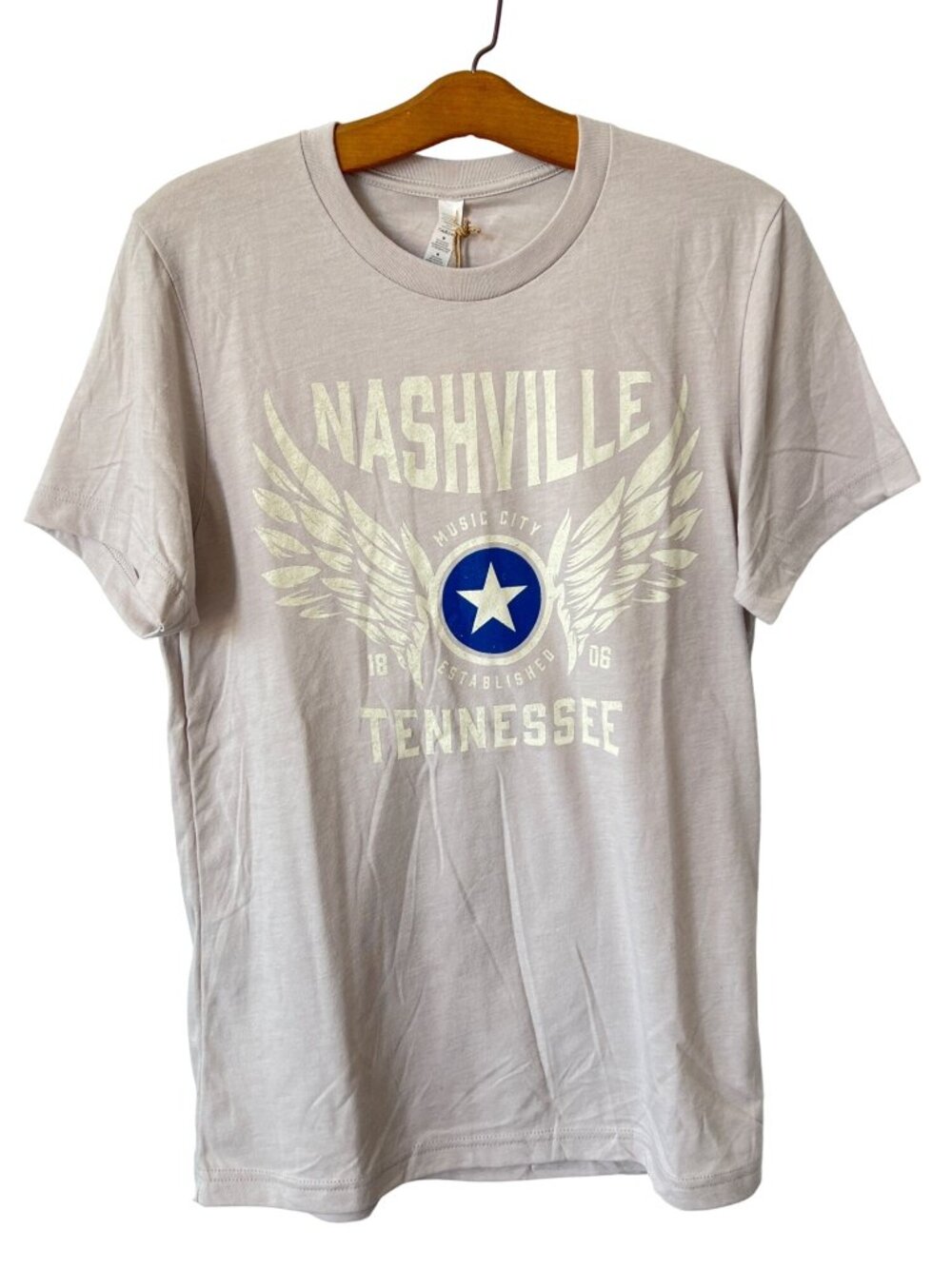 Good Land Supply Co. Graphic Tee Medium Nashville Tennessee Heather Gray NEW